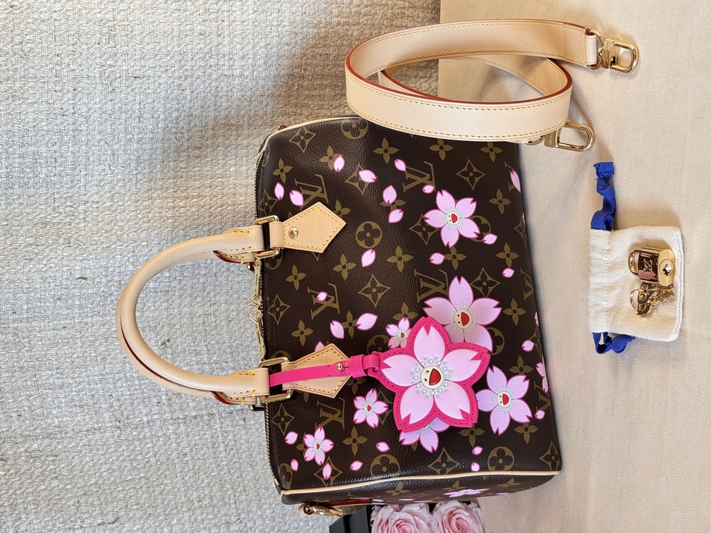 Speedy 25 Bandouliere Cherry Blossom