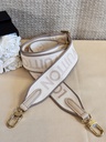 Bandouliere strap cream sand