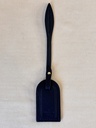 Adressanhänger klein schwarz
