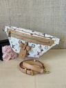 High Rise Bumbag Multicolor white