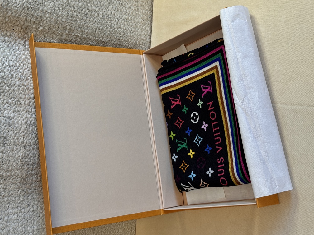 Tuch Multicolor schwarz