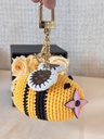 bagcharm LV Bee crochet