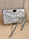Pochette PILLOW large silver