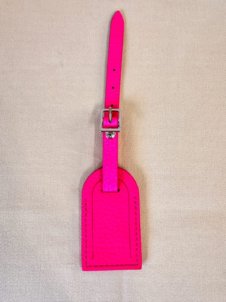 Adressanhänger FLUO pink