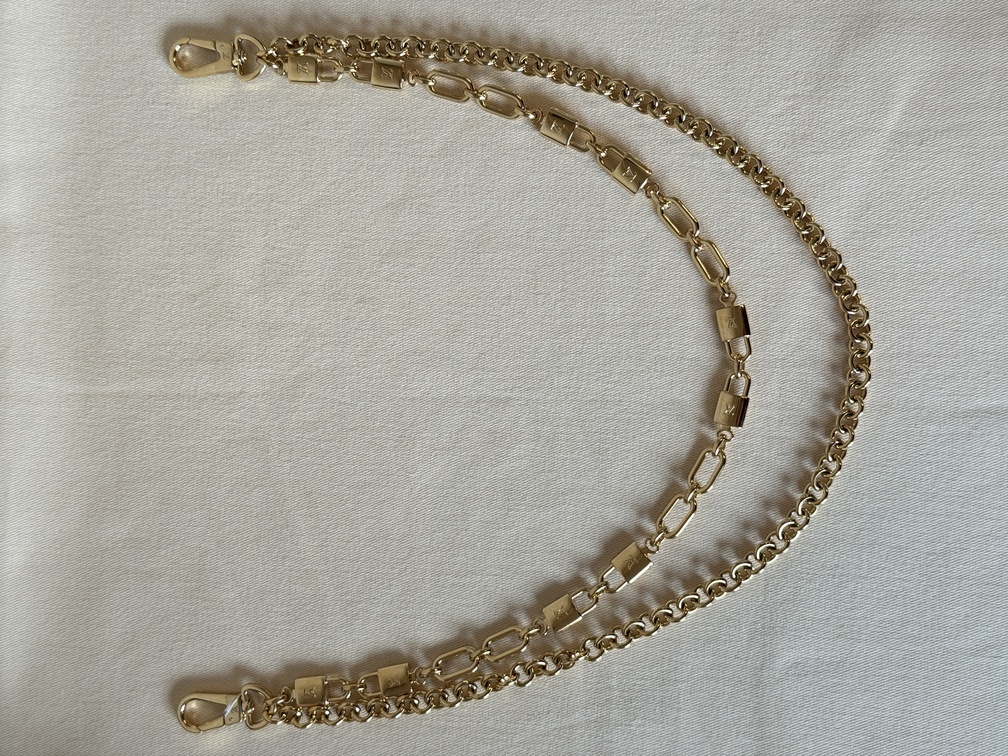 bagchain 2 rows gold