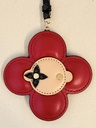 Taschenschmuck Vivienne rot