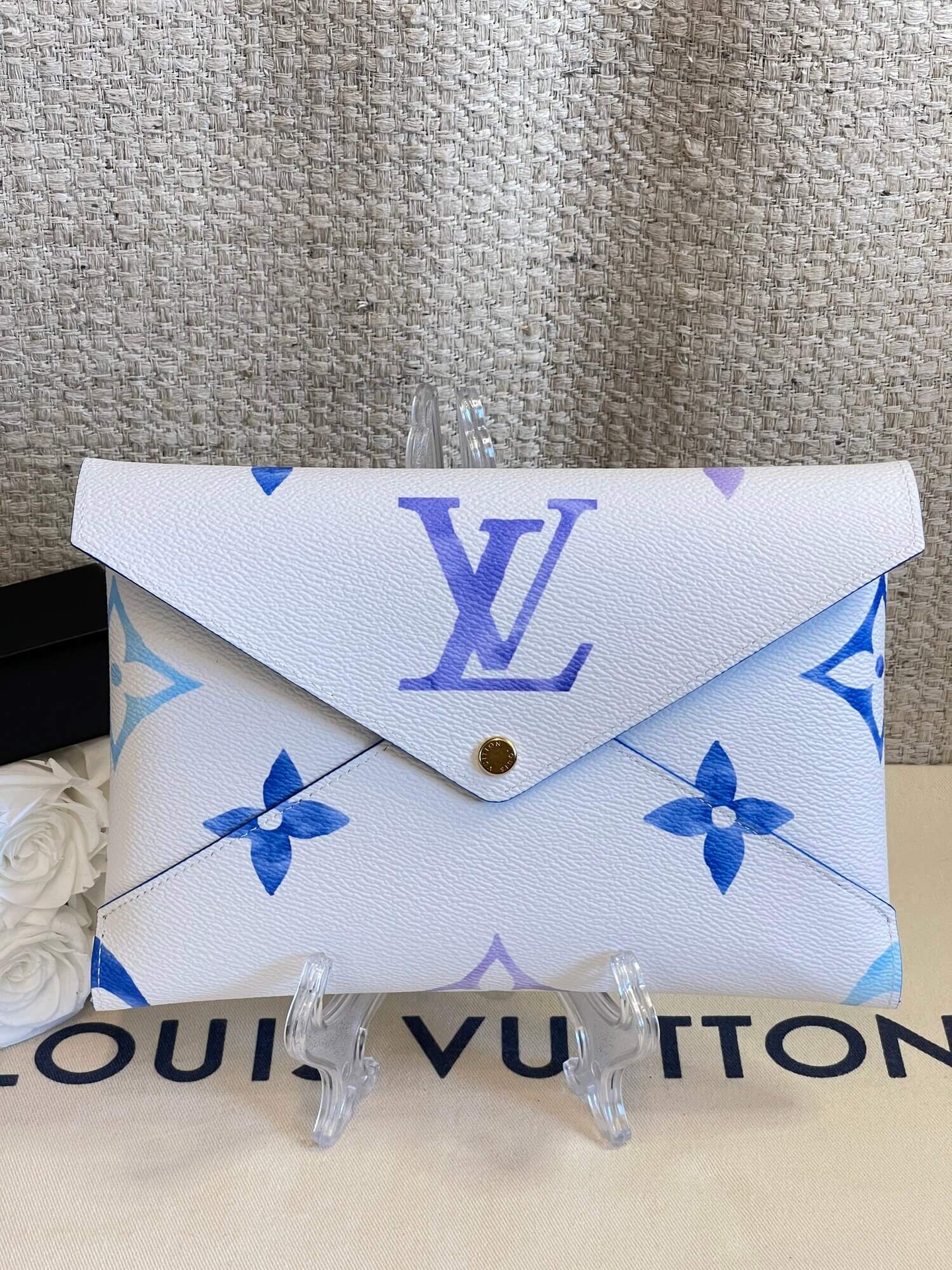 LV x YK - Châle Monogram Painted Dots S00 - Accessoires de luxe