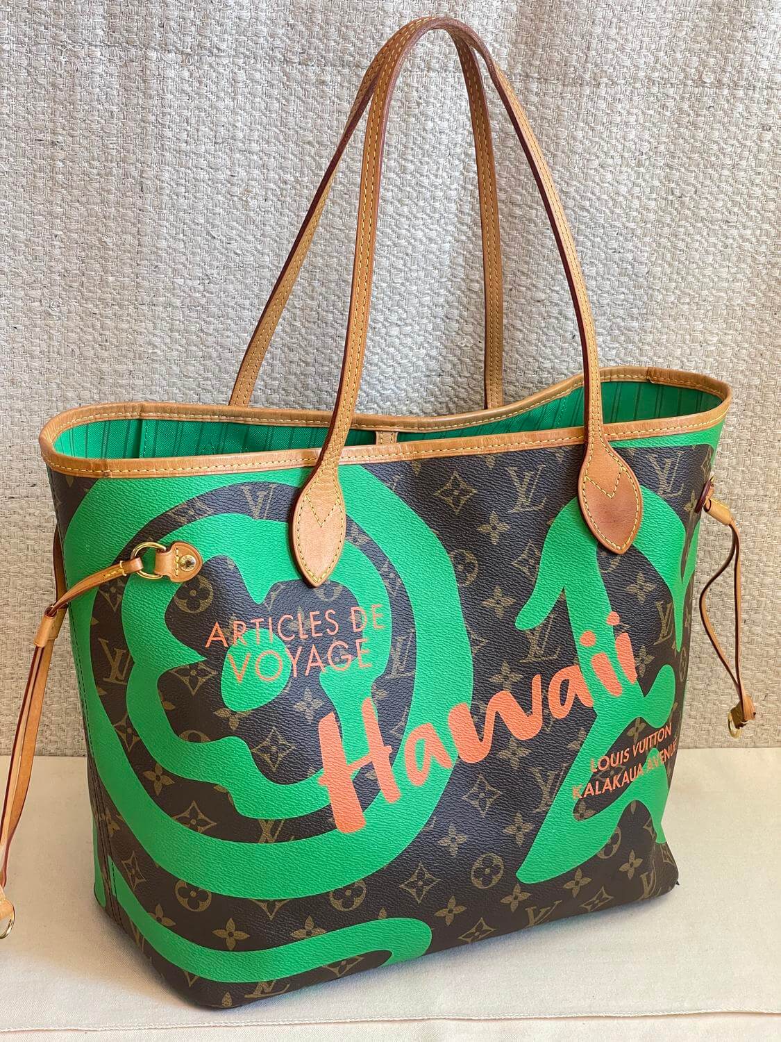 LOUIS VUITTON Neverfull MM Monogram Tahitienne Hawaii Shoulder Bag
